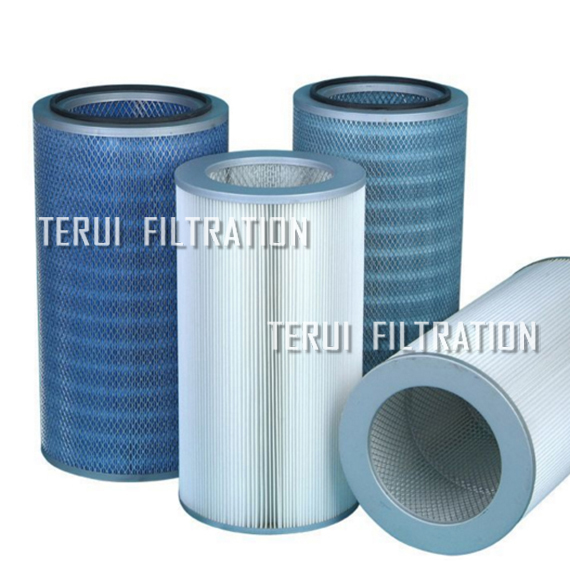 Gas turbine air filter cartridge