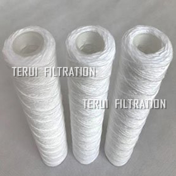 Polypropylene string wound filter cartridge