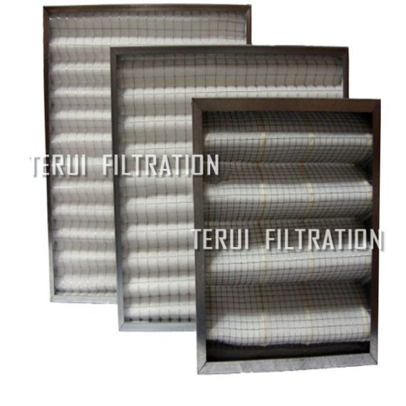 SYNTHETIC PLEATED PANEL FILTER