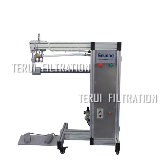 GLUING MACHINE FOR FILTER BAG HEAD AND BOTTOM