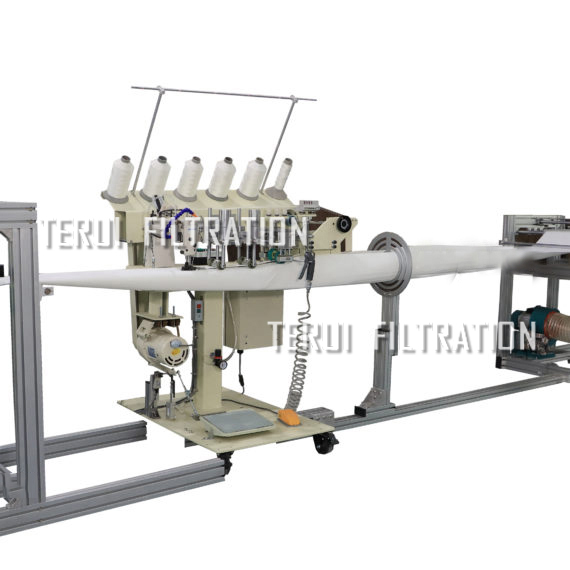 SEMI AUTOMATIC SEWING LINE FOR FILTER BAG