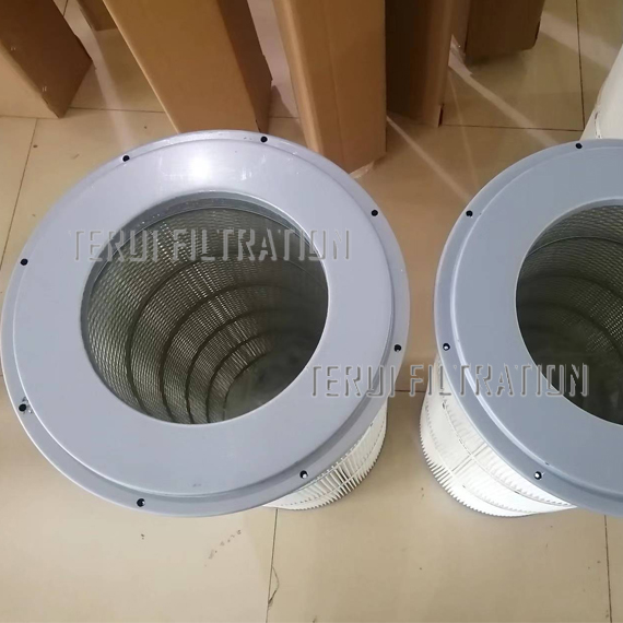 Flange installation PTFE membrane filter cartridge