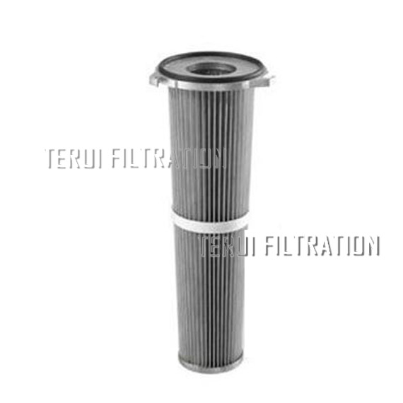 Three lugs antistatic filter cartridge