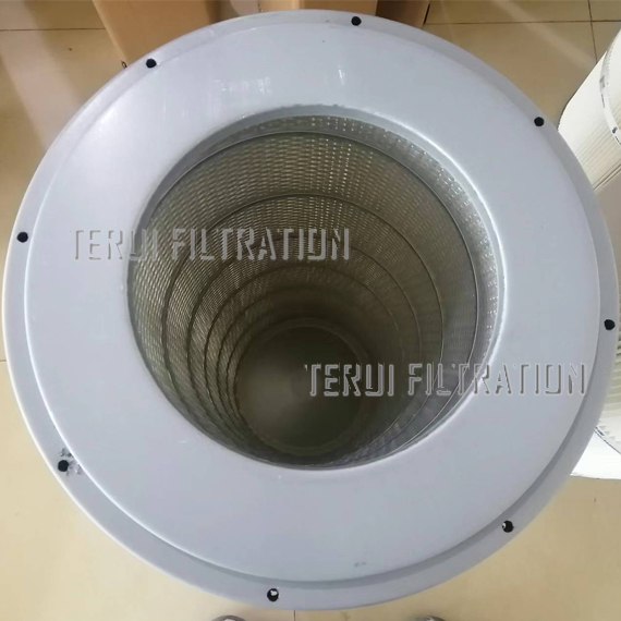 Flange installation PTFE membrane filter cartridge