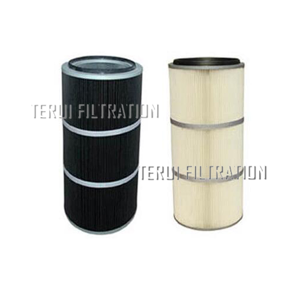 Anti static polyester filter cartridge