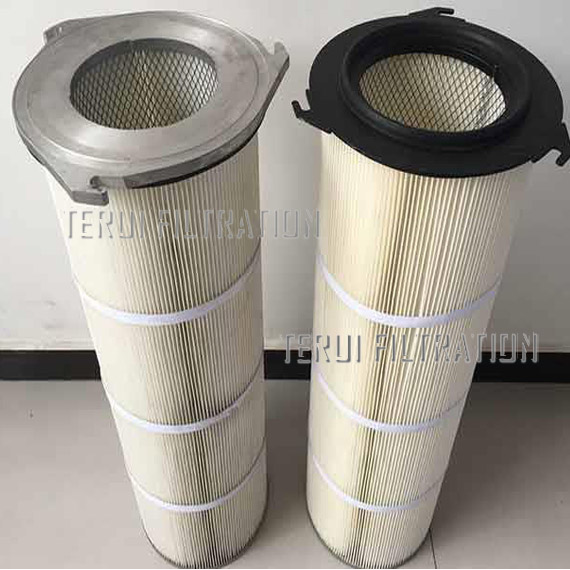 Three lugs antistatic filter cartridge